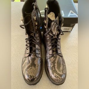 Aqua Ajax Combat Boots Size 9